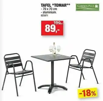 Hubo Tafel tomar aanbieding