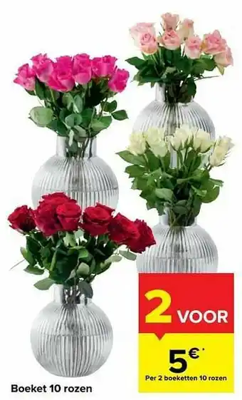 Boeket 10 rozen
