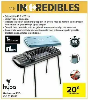 Carrefour Barbecue s20 aanbieding
