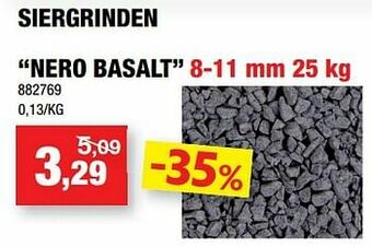 Hubo Siergrinden nero basalt aanbieding