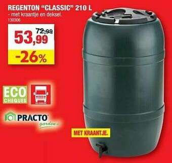 Hubo Regenton classic aanbieding