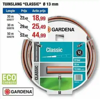 Hubo Tuinslang classic aanbieding
