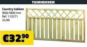 Tuinhekken country hekken