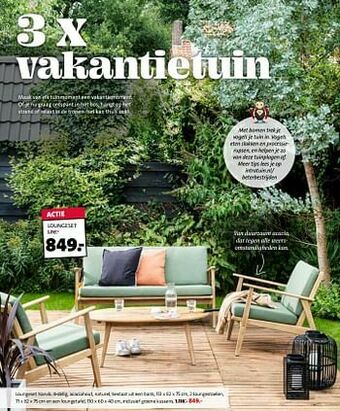 Intratuin Loungeset aanbieding