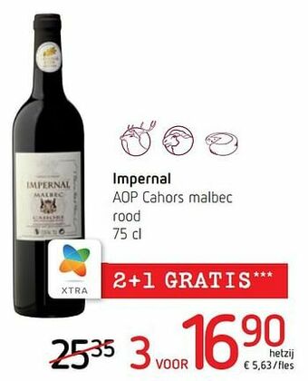 Impernal aop cahors malbec rood