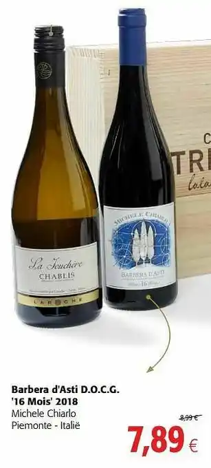 Colruyt Barbera d`asti d.o.c.g. 16 mois 2018 michele chiarlo piemonte - italië aanbieding