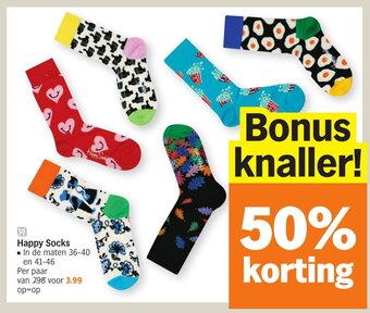Albert Heijn Happy socks aanbieding