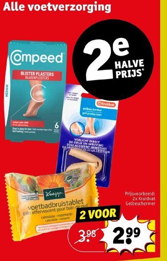 Kruidvat Alle voetverzorging aanbieding