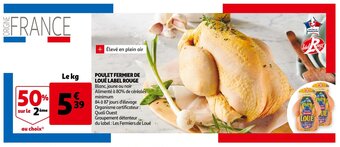 Auchan Poulet Fermier De Loué Label Rouge aanbieding