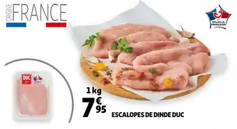 Auchan Escalopes De Dinde Duc aanbieding