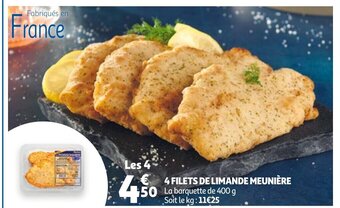 4 Filets De Limande Meunière