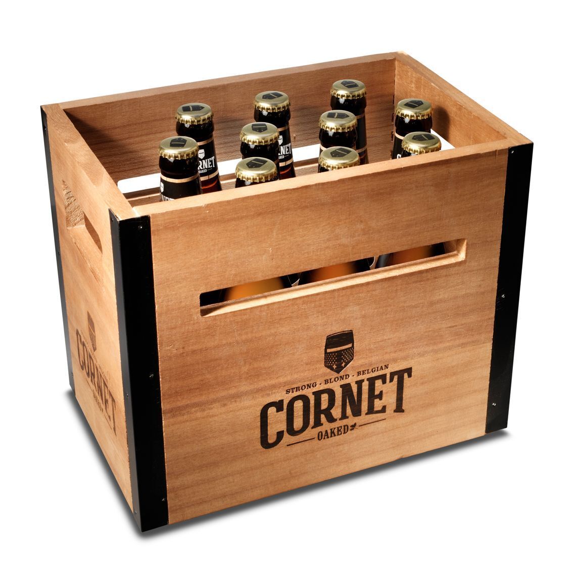 houten krat 10x33cl promotie bij Prik en Tik
