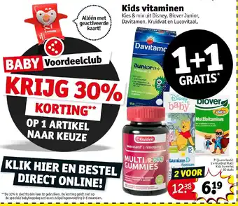 Kruidvat Kids vitaminen aanbieding