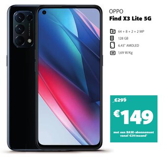 Base Oppo Find X3 Lite 5G aanbieding