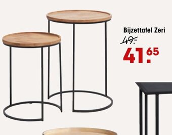 Bijzettafel zeri