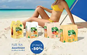 Prik en Tik Fuze Tea Assortiment 6 x 40 cl / 4 x 40 cl aanbieding