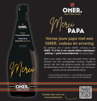 Prik en Tik Omer. Traditional Blond Merci Papa aanbieding
