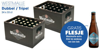 Prik en Tik Westmalle Dubbel / Tripel 24 x 33 cl aanbieding