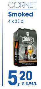 Prik en Tik Cornet Smoked 4 x 33 cl aanbieding