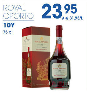 Prik en Tik Royal Oporto 10Y 75cl aanbieding