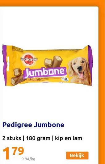Action Pedigree Jumbone aanbieding