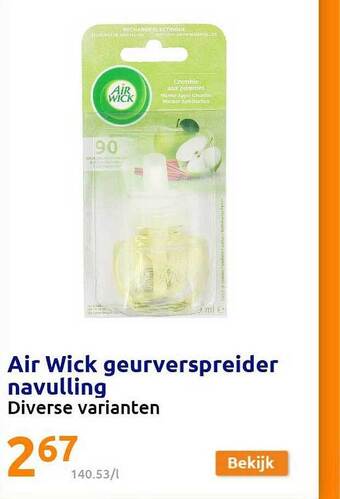 Action Air Wick Geurverspreider Navulling aanbieding