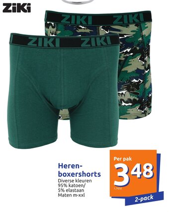 Action Heren boxershorts aanbieding