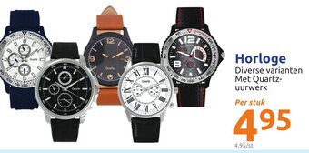 Action Horloge aanbieding