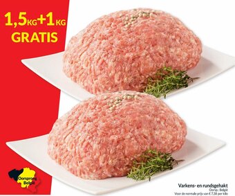 Intermarché Varkens- en rundsgehakt aanbieding