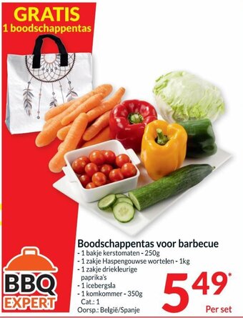 Intermarché Boodschappentas voor barbecue aanbieding