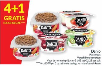 Intermarché Danio Plattekaas aanbieding