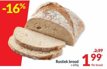 Intermarché Rustiek brood aanbieding