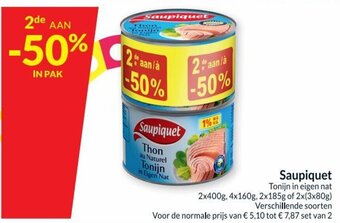Intermarché Saupiquet aanbieding