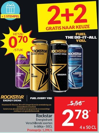 Intermarché Rockstar Energiedrank aanbieding
