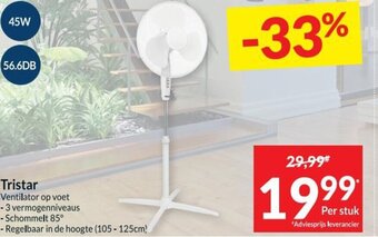 Intermarché Tristar Ventilator op voet aanbieding
