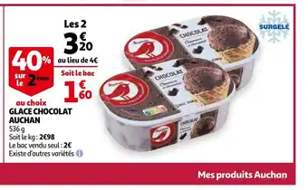 Auchan Glace Chocolat Auchan aanbieding