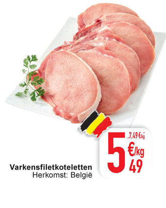 Cora Varkensfiletkoteletten aanbieding