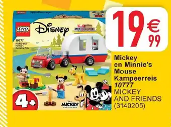 Cora Lego Duplo Mickey en Minnie's Mouse Kampeerreis 10777 aanbieding