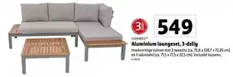 Lidl Aluminium loungeset, 3-delig aanbieding