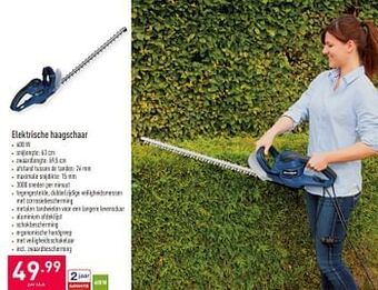 ALDI Elektrische haagschaar aanbieding