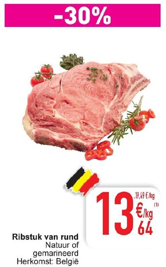 Cora Ribstuk van rund aanbieding