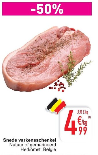 Cora Snede varkensschenkel aanbieding