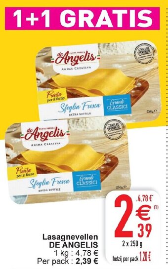 De Angelis Lasagnevellen