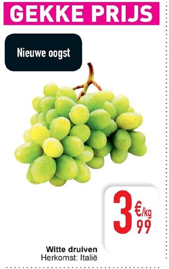 Cora Witte druiven aanbieding