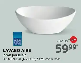 BricoPlanit Lavabo aire aanbieding