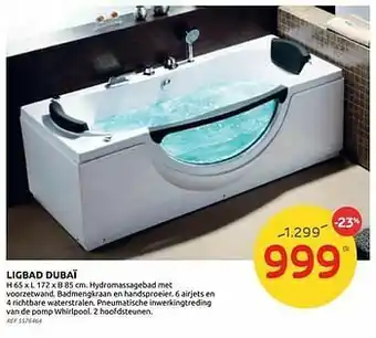 BricoPlanit Ligbad dubaï aanbieding