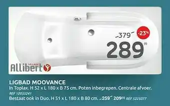BricoPlanit Ligbad moovance aanbieding