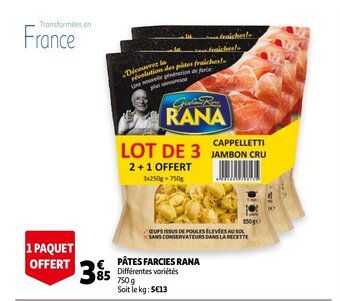 Pâtes Farcies Rana