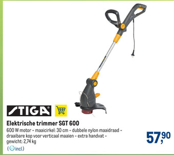 Makro Stiga Elektrische Trimmer SGT 600 aanbieding