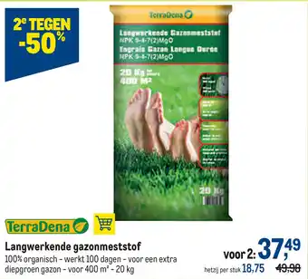 Makro TerraDena Langwerkende Gazonmeststof aanbieding